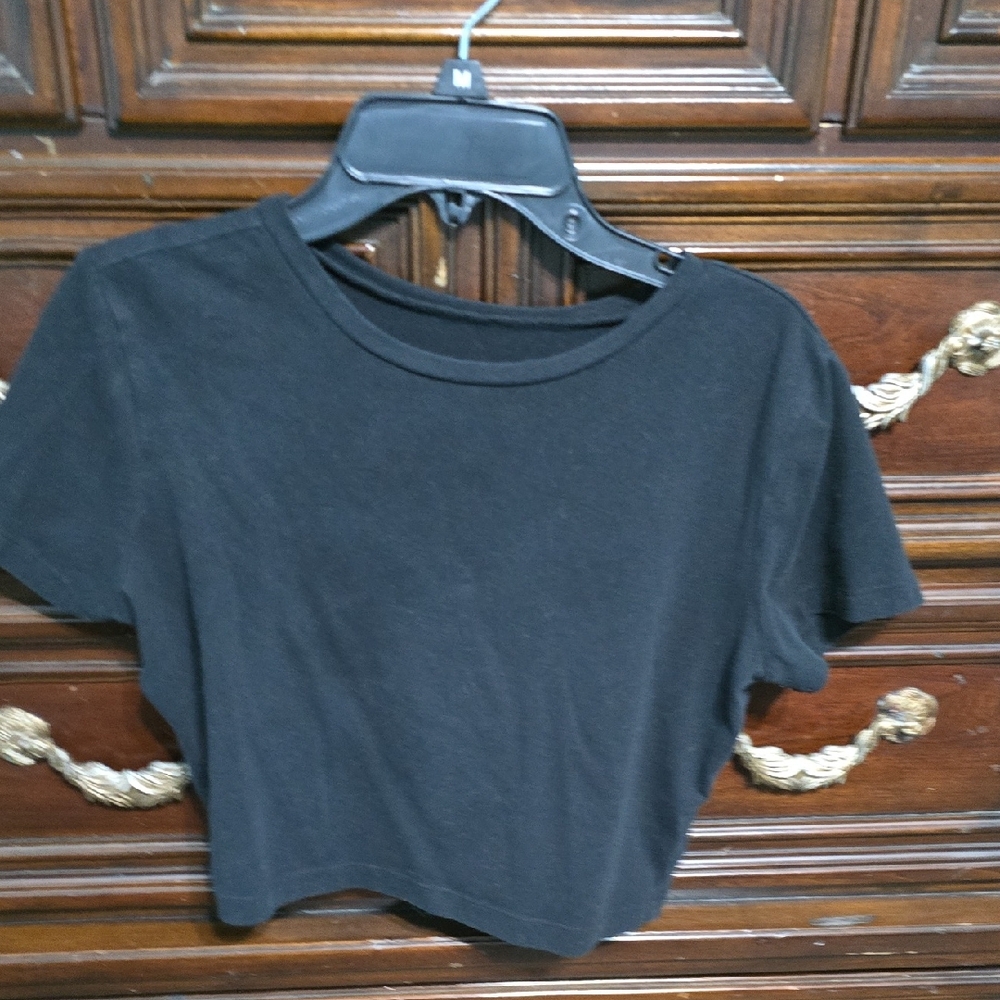 Wild Fable Black Crop Top